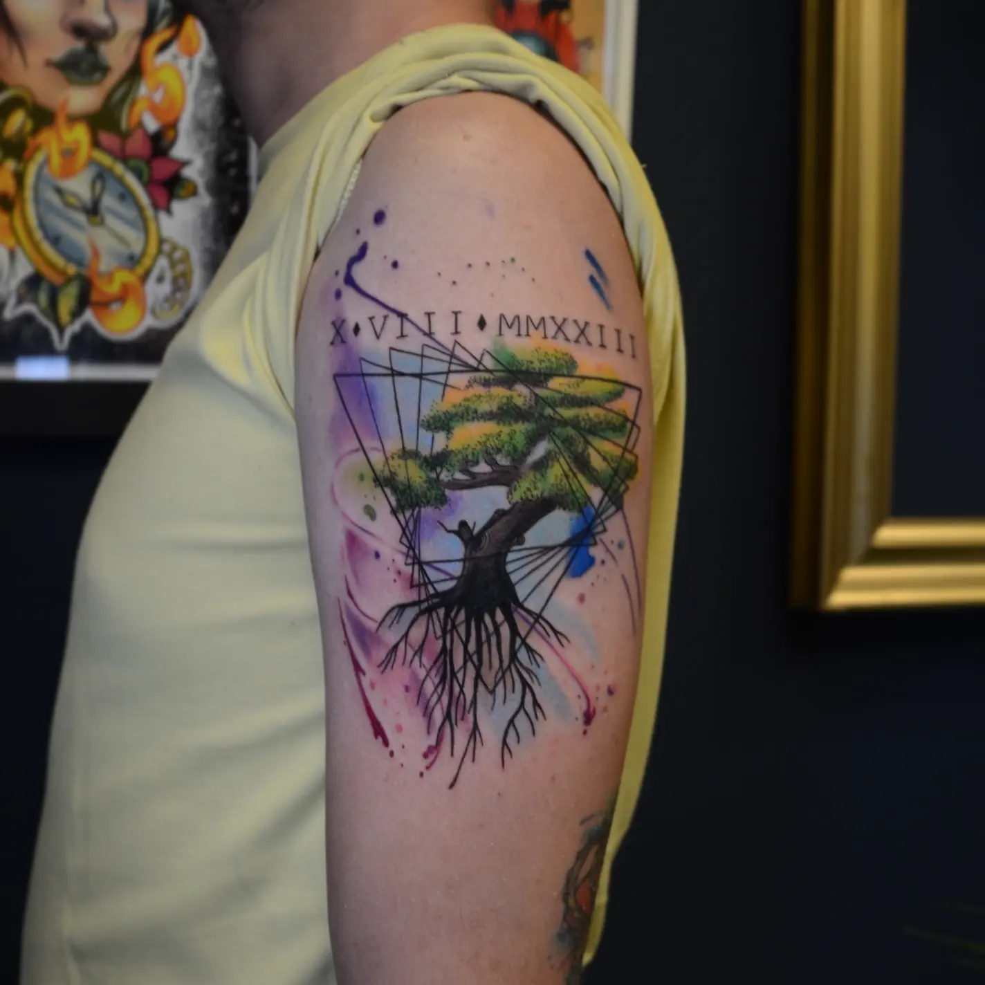 galerie tatuaje top notch tattoo roman - tatuaj watercolor